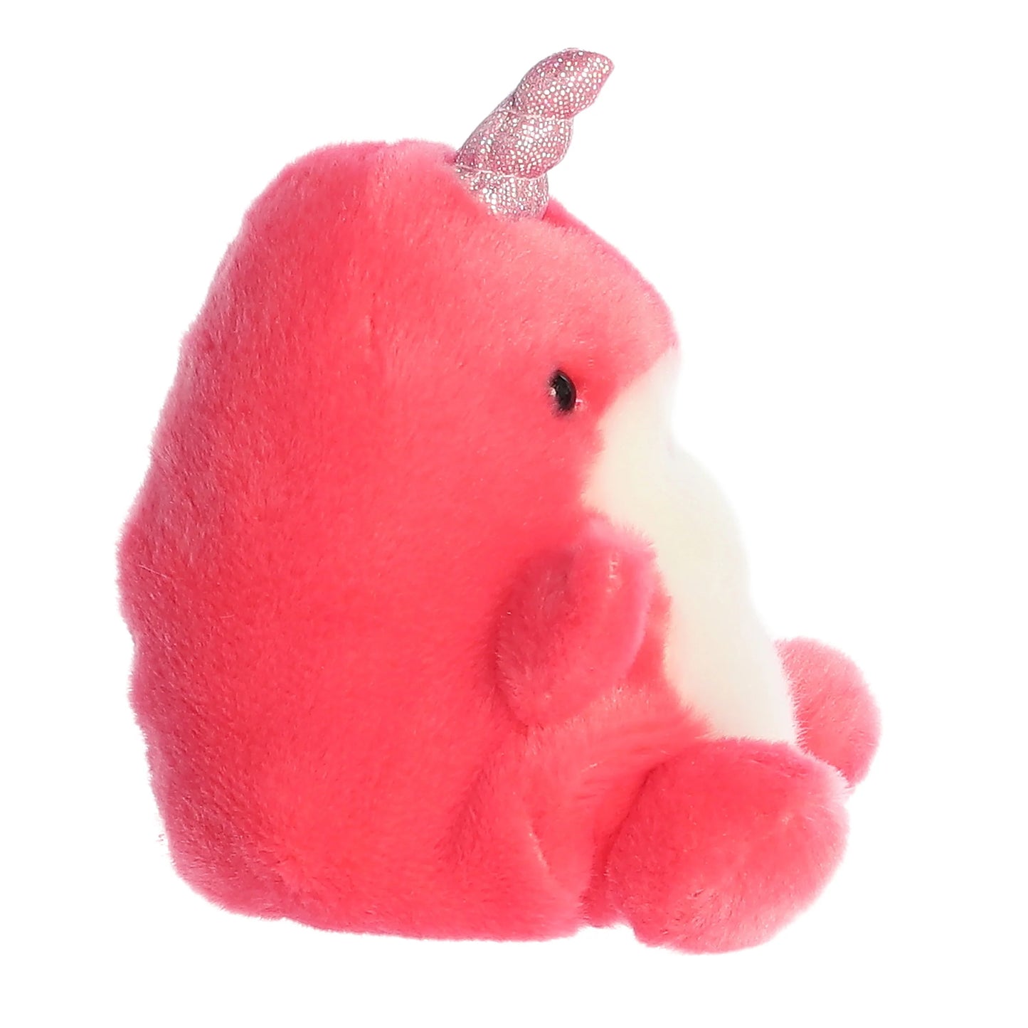 pink narwhal palm pal side
