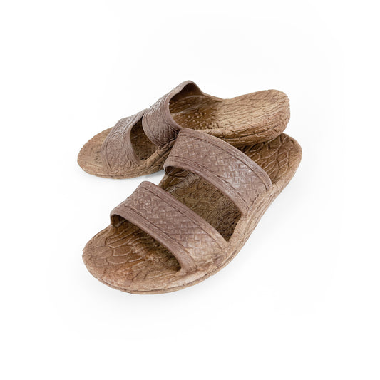 Pali Hawaiian Two Strap Tan Kid's Sandals
