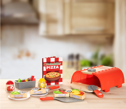 Wooden pizza oven toy 2025