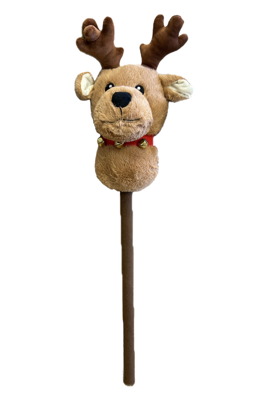 Reindeer on a stick toy