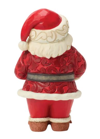 Jim Shore Gingerbread Santa Candy Pint