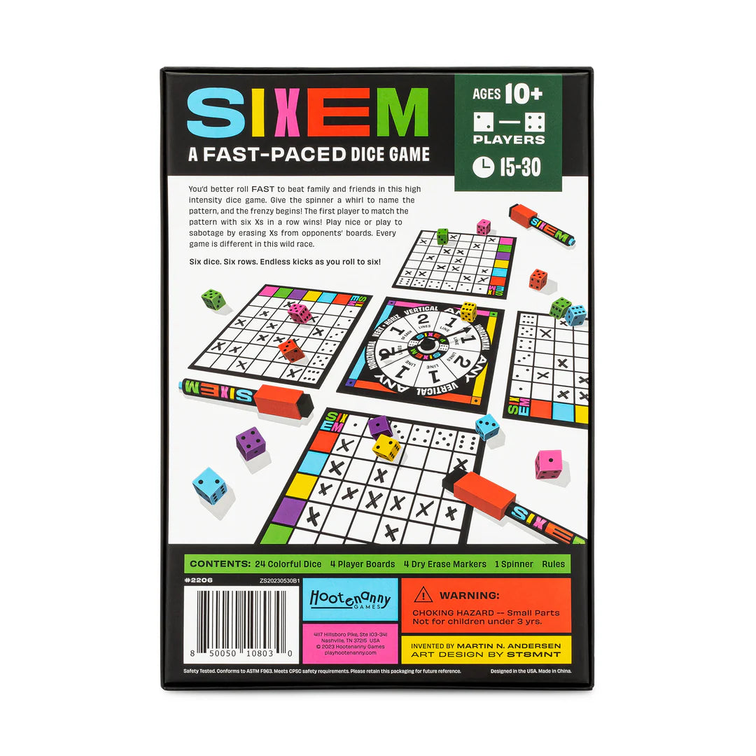 sixem game box back