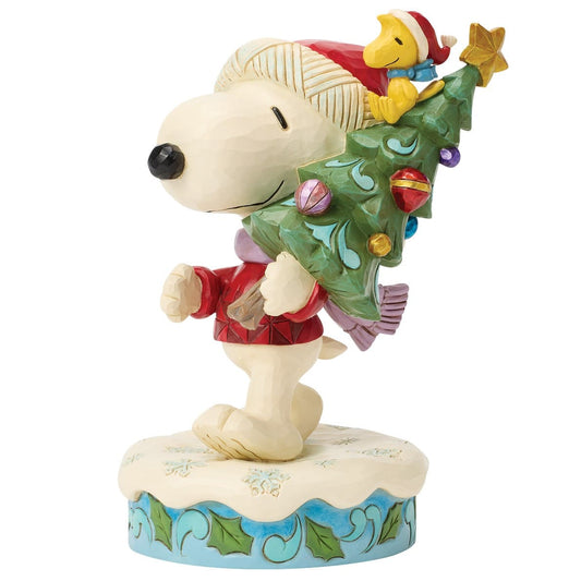 Snoopy and Woodstock Little Tree by Jim Shore