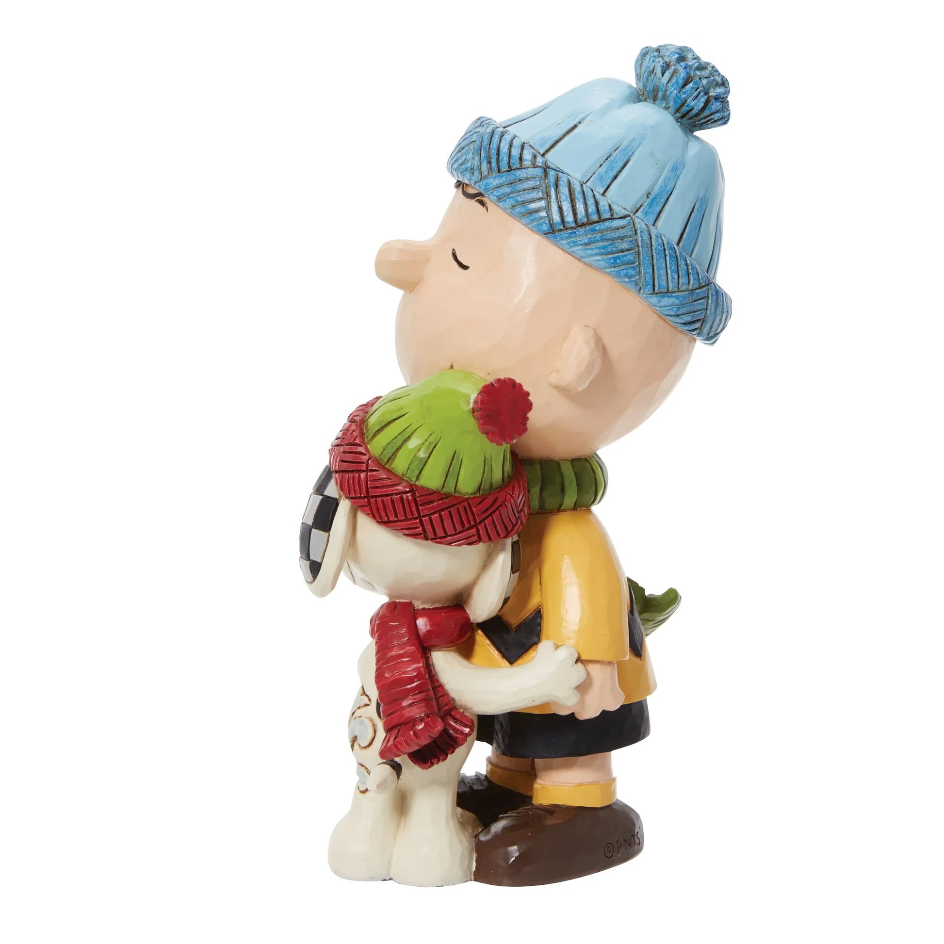 snoopy and charlie figurine left side
