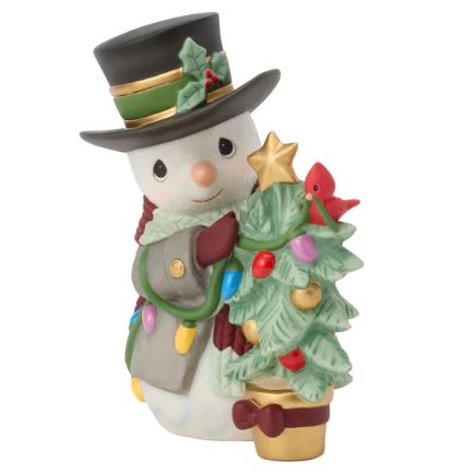 Even The Smallest Tree Can Shine The Brightest With Love Annual Snowman Figurine