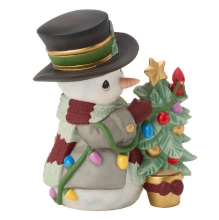 Even The Smallest Tree Can Shine The Brightest With Love Annual Snowman Figurine