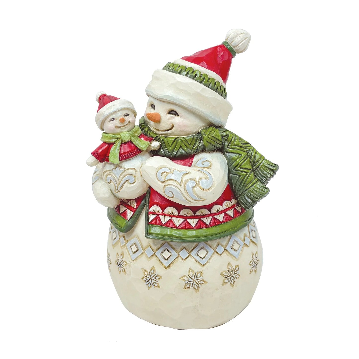 snowman figurine front