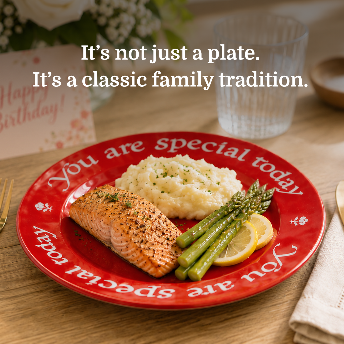 You Are Special Red Plate