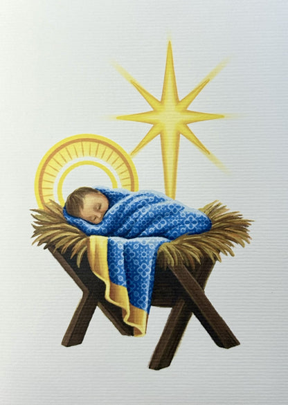 Baby Jesus Note card