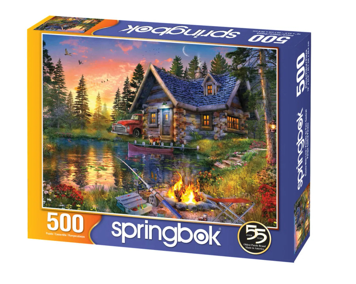 Sun Kissed Cabin puzzle box