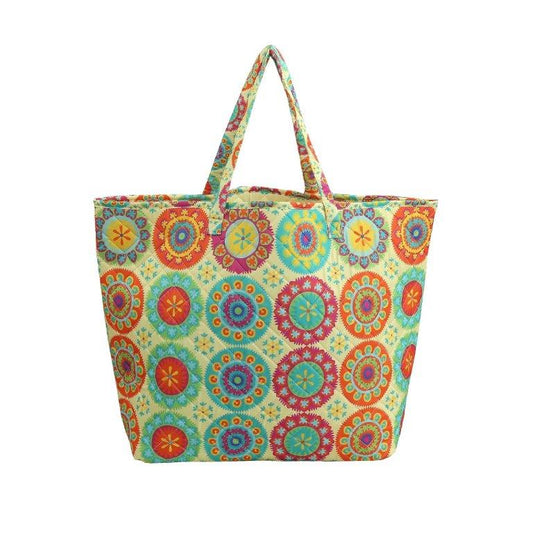 colorful tote front