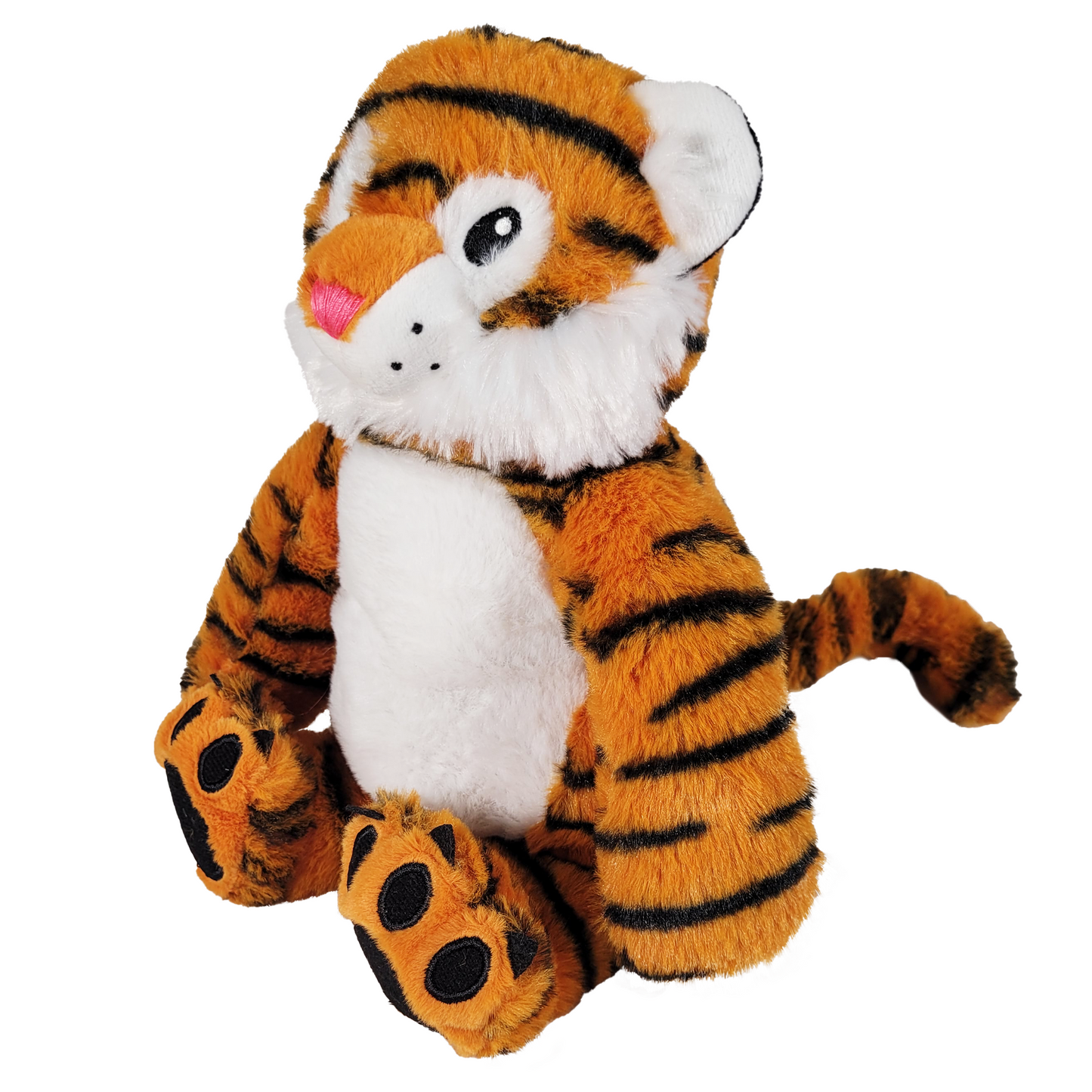 tiger plush 3/4 view