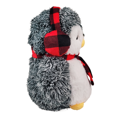 winter penguin plush side