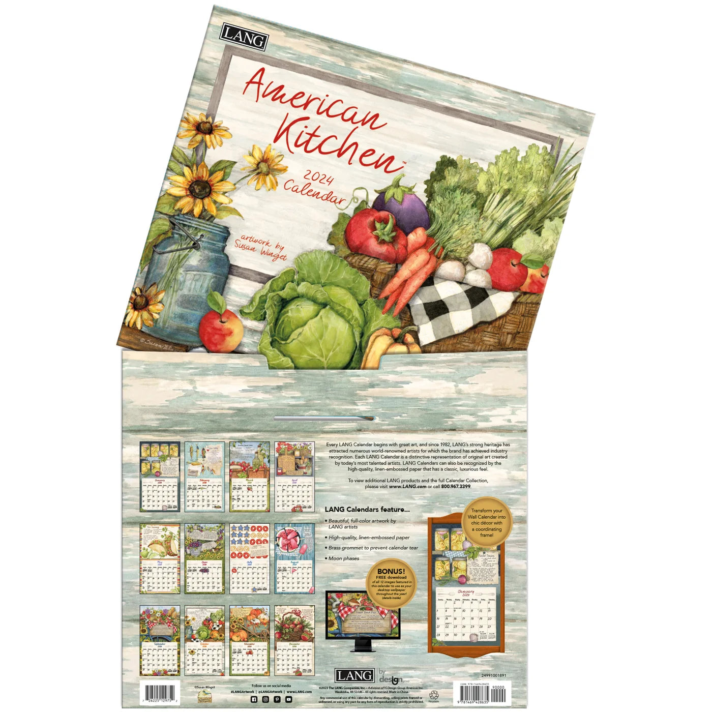 kitchen calendar package