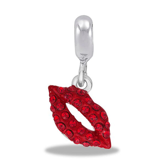 Davinci Beads CZ Lips Dangle