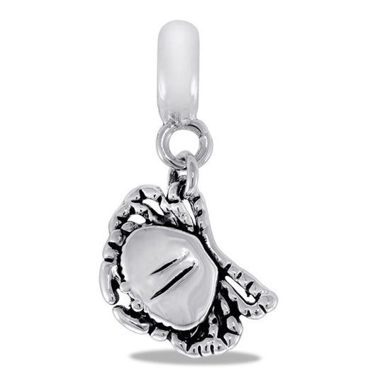 silver crab charm
