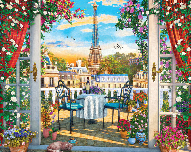 Puzzle image of scene in Paris France