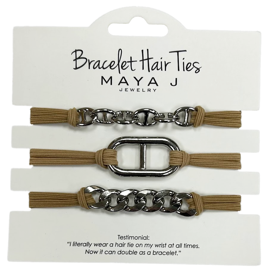 Bracelet Hair Ties- Style: Elastic