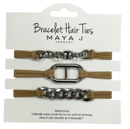 Bracelet Hair Ties- Style: Elastic