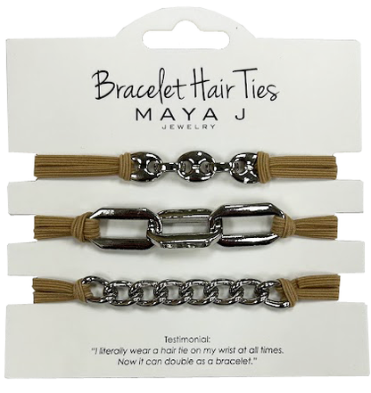 Bracelet Hair Ties- Style: Chain Link