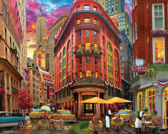 Puzzle image of a scene in New York City