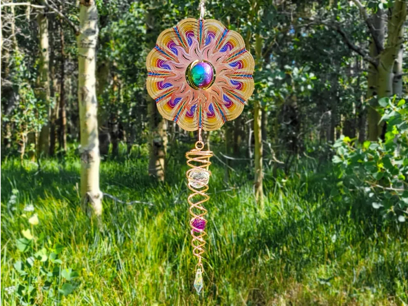 wind spinner outside