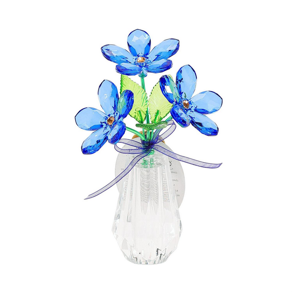 blue acrylic bouquet