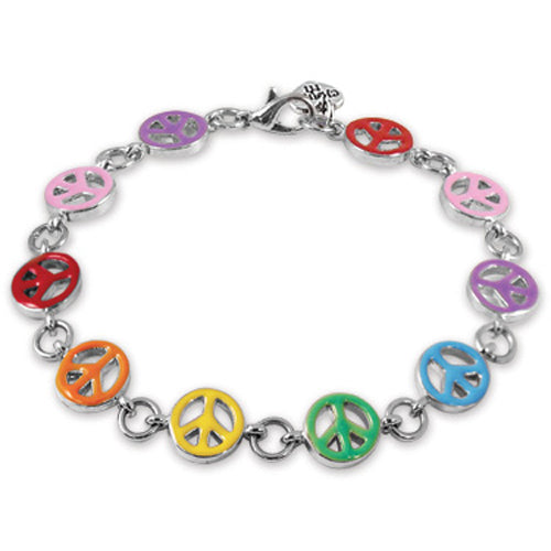 peace sign bracelet