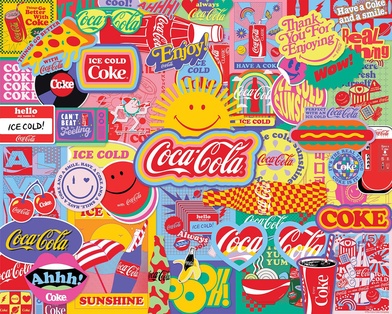 Puzzle image of Coca-Cola pop art