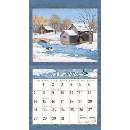country living calendar inside