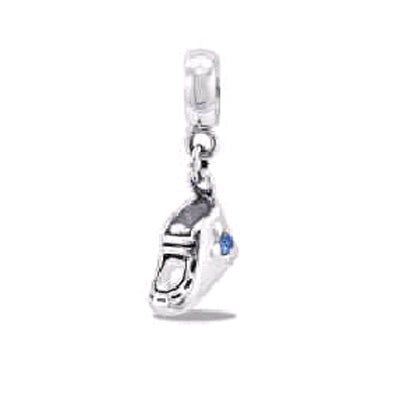 Davinci Beads Baby Boy Shoe Silver Charm