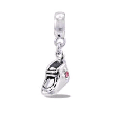 Davinci Beads Baby Girl Shoe Silver Charm