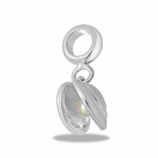 clam and pearl charm
