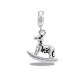 rocking horse charm