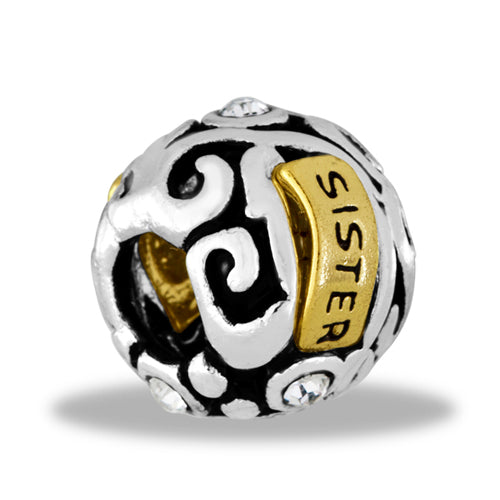 Davinci Beads "Sister" Two Tone