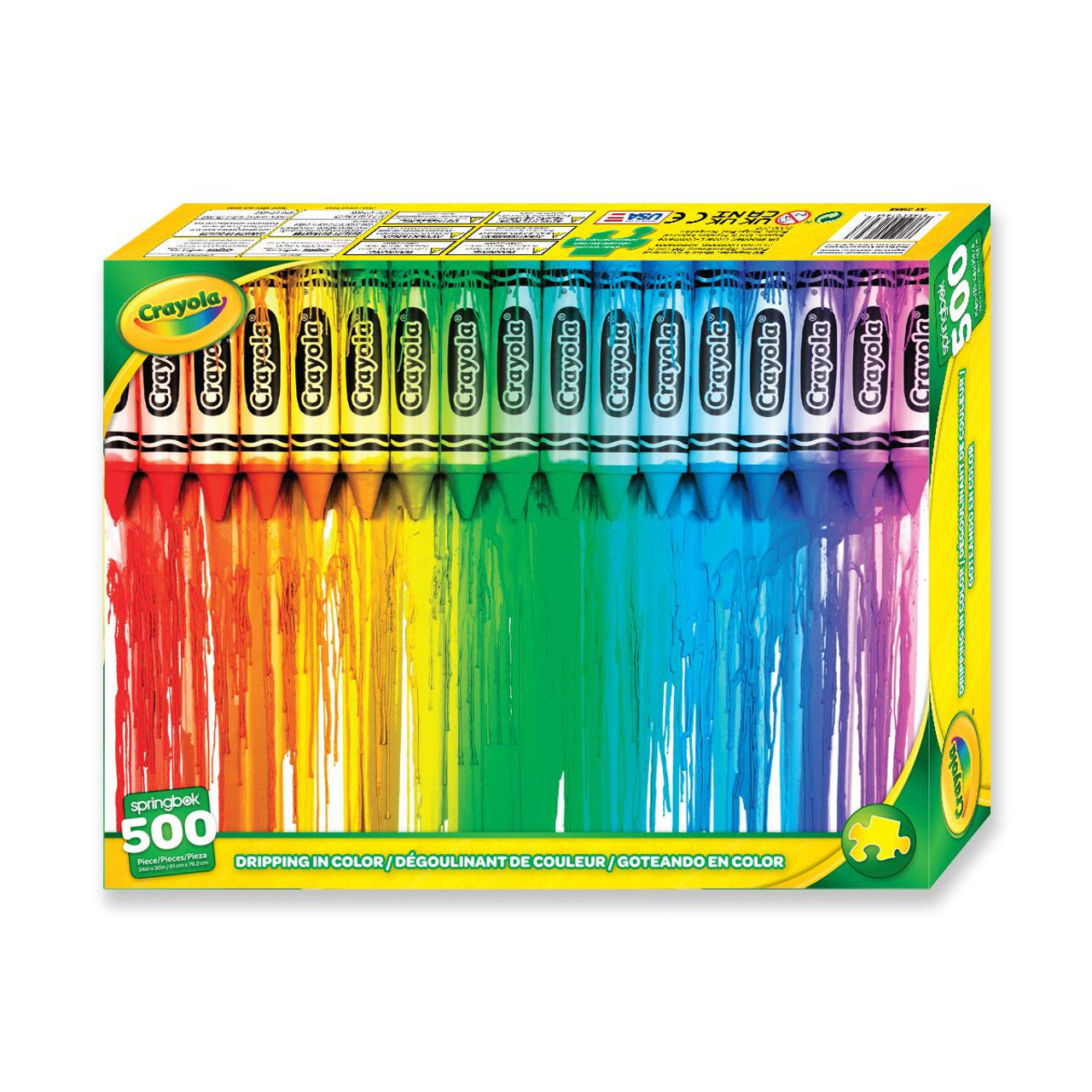 Dripping in color Crayola puzzle box