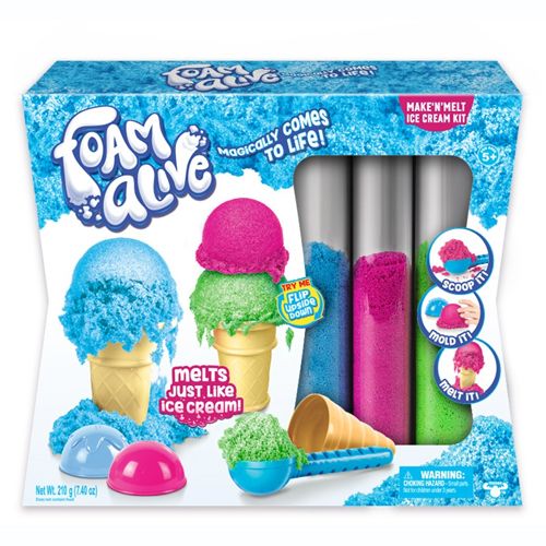 foam alive ice cream package