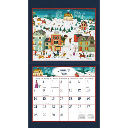 inside calendar january