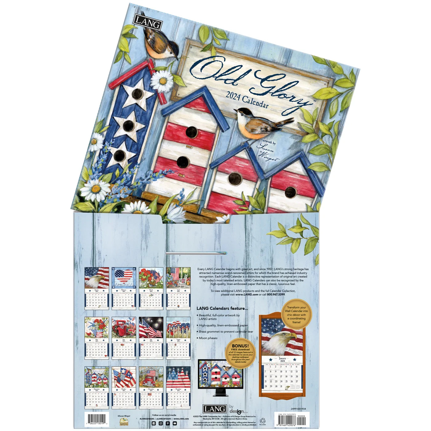 patriotic calendar package