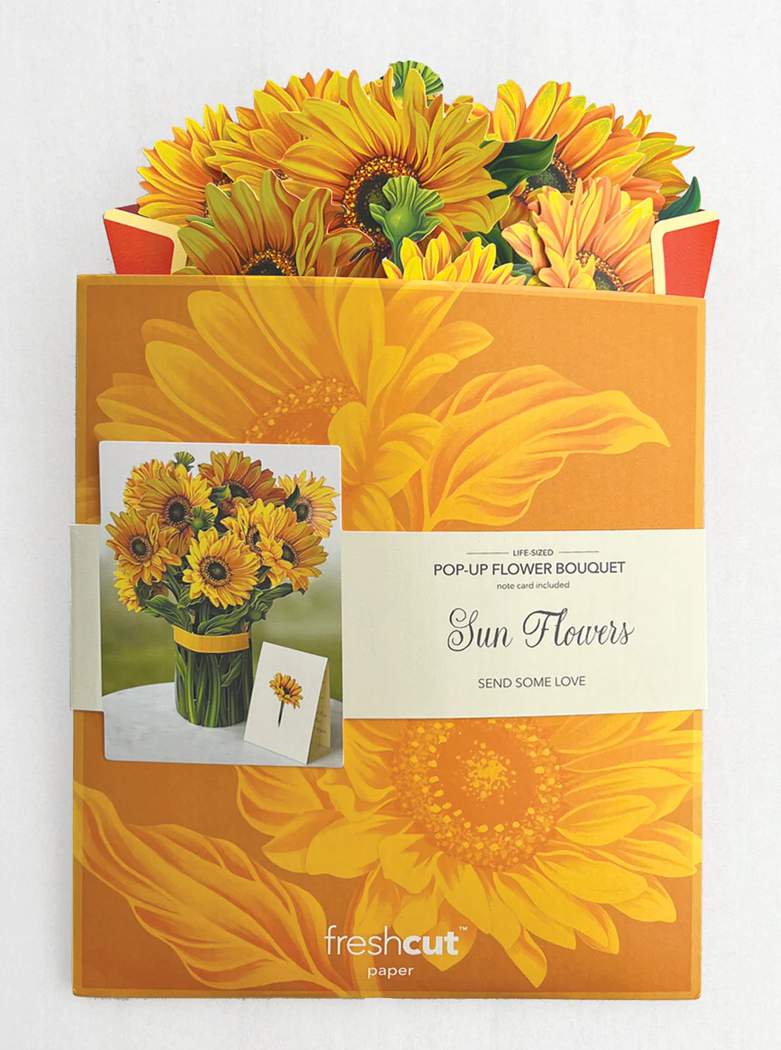 sun flower bouquet package