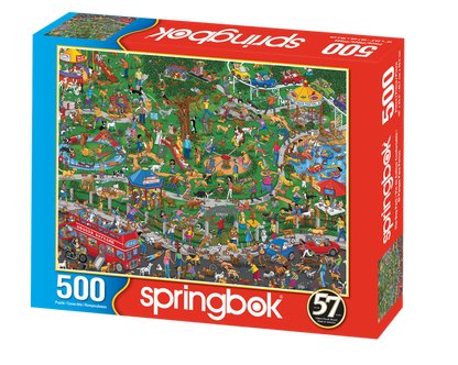The Dog Park 500 Piece Jigsaw Puzzle